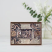 Scham und Ridikule der betrunkenen Noah von Michel Postkarte (Stehend Vorderseite)