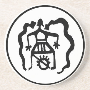 Schamane und die Ahnen-Geistführer Getränkeuntersetzer