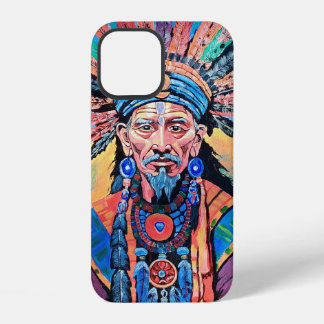 Schamane, Zauberer, Amulett, Magie iPhone 12 Hülle