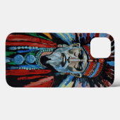 Schamane, Zauberer, Beschützer, Amulett, Großvater Case-Mate iPhone Hülle (Rückseite (Horizontal))