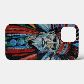 Schamane, Zauberer, Beschützer, Amulett, Großvater Case-Mate iPhone Hülle (Rückseite (Horizontal))