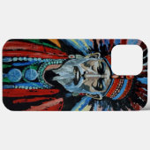 Schamane, Zauberer, Beschützer, Amulett, Großvater Case-Mate iPhone Hülle (Rückseite (Horizontal))