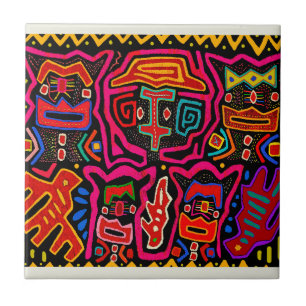 Schamanen-Dämonen-Geister und Träume Fliese