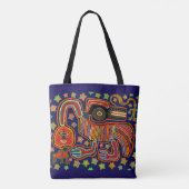 Schamanen-Geist-Schlange Tasche (Rückseite)