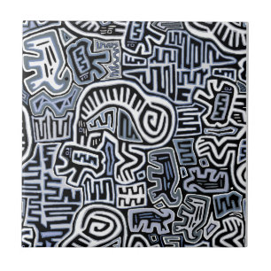 Schamanen Peyote-Ritual Mola Fliese