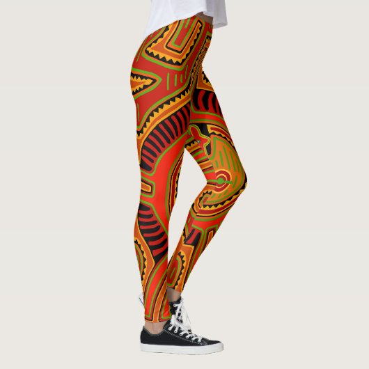 Schamanen-Peyote-Vision Leggings (Rechts)