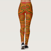 Schamanen-Peyote-Vision Leggings (Rückseite)