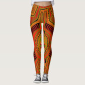 Schamanen-Peyote-Vision Leggings (Vorderseite)