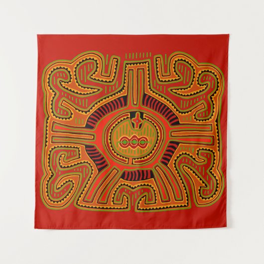 Schamanen-Peyote-Vision Wandteppich (Vorderseite)