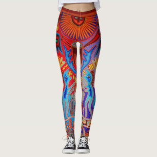 Schamanen Südwest Peyote Ritual Leggings