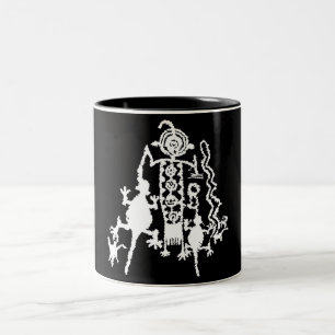 Schamanen und Geistführer Zweifarbige Tasse