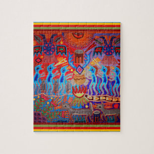 Schamanenritual Huichol Puzzle