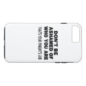 Schäme Dich Nicht Case-Mate iPhone Hülle (Rückseite (Horizontal))