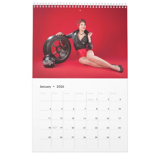 Schamlose Pinups: Kalender 2018 (Jan 2026)