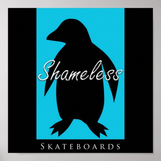 Schamlose Skateboards Poster (Vorne)