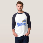 Schamloser Stern-Imitat-Baseball-T - Shirt (Vorne ganz)