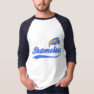 Schamloser Stern-Imitat-Baseball-T - Shirt