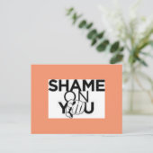 Schande an der Postkarte (Stehend Vorderseite)