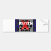 Schande-PUTIN Russland Diktator Voilent Autoaufkleber (Vorne)