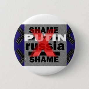 Schande-PUTIN Russland Diktator Voilent Button