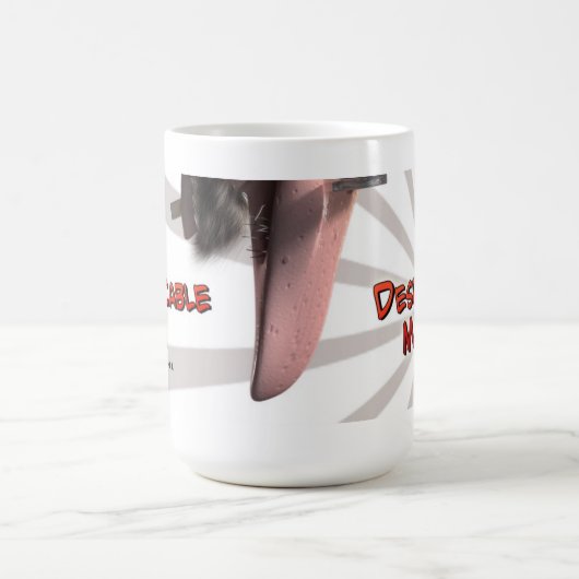 Schändliche Mann-Tasse linkshändig Kaffeetasse (Mittel)