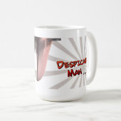 Schändliche Mann-Tasse linkshändig Kaffeetasse (VorderseiteRechts)