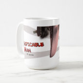 Schändliche Mann-Tasse linkshändig Kaffeetasse (Vorderseite Links)