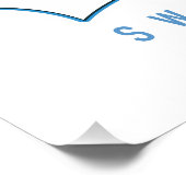 Schanfigg Schweiz Skiposter Poster (Ecke)