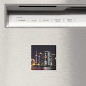 Schanghai in der Nacht Magnet (In Situ (Geschirrspüler))