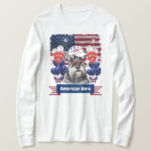 Schanuzer American Hero Long Sleeve T - Shirt