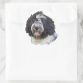Schapendo Runder Aufkleber (Tasche)