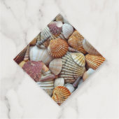 scharf aussehende Muscheln Geschenkanhänger (Rückseite)