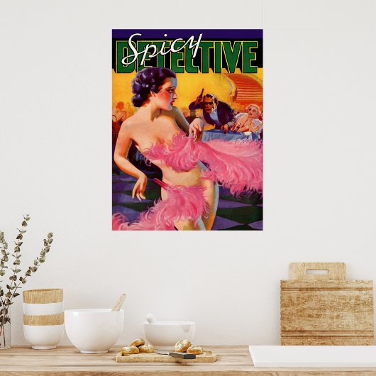 scharf Detektiv Poster (Küche)