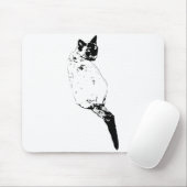 Scharf fokussierte Katze Mousepad (Mit Mouse)