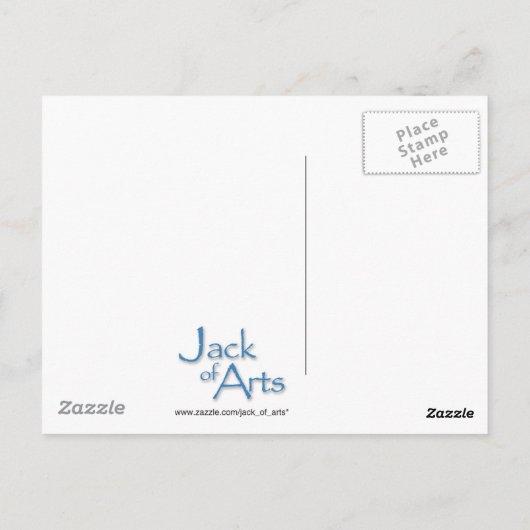 scharf! postkarte (Rückseite)