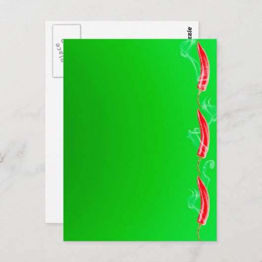 scharf postkarte (Vorne/Hinten)