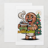 Scharf und Koffeinhaltig Einladung (Vorne/Hinten)