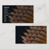 Scharfe Bleistifte Visitenkarte (Vorne/Hinten)