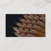 Scharfe Bleistifte Visitenkarte (Rückseite)