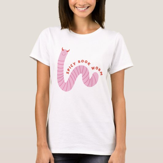 Scharfe Bücherwürmer T-Shirt (Vorderseite)