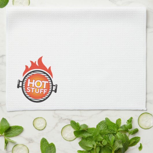 Scharfe Dinge Geschirrtuch (Gefaltet)