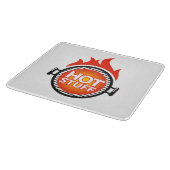 Scharfe Dinge Schneidebrett (Ecke)