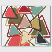 scharfe Dreiecke Geschenkpapier (Flach)