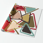 scharfe Dreiecke Geschenkpapier (Ungerollt)