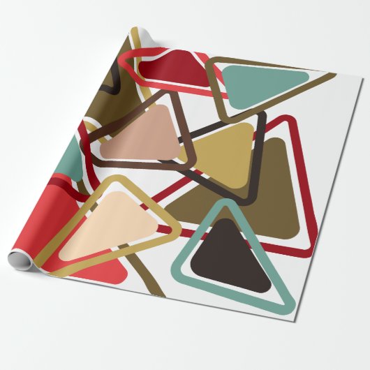 scharfe Dreiecke Geschenkpapier (Ungerollt)
