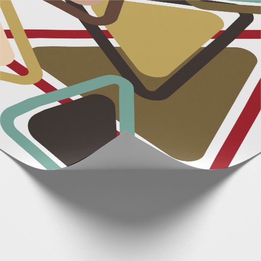 scharfe Dreiecke Geschenkpapier (Ecke)