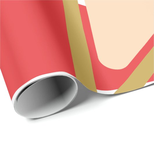 scharfe Dreiecke Geschenkpapier (Rolleneckpunkt)