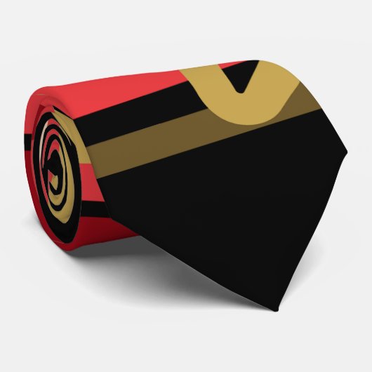 scharfe Dreiecke Krawatte (Gerollt)