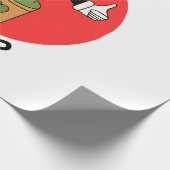 Schärfe Kakteen Pun Geschenkpapier (Ecke)