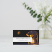 Scharfe Kerzenleuchte für berufliche Eventmanager Visitenkarte (Stehend Vorderseite)